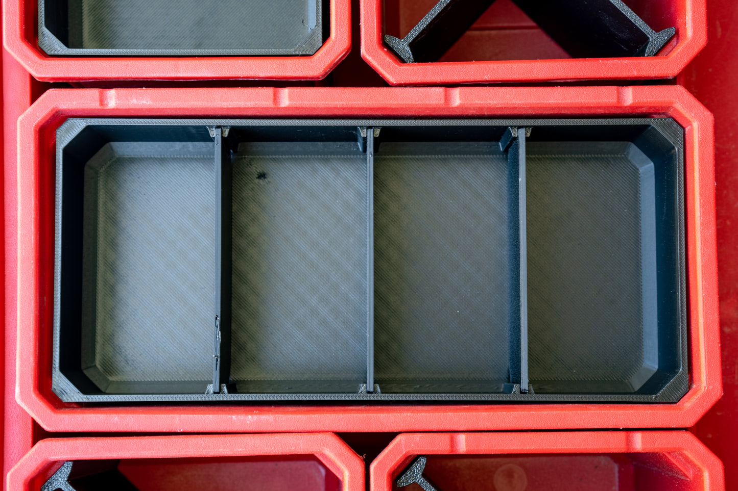 Regular Packout Container Insert, Large With Dividers