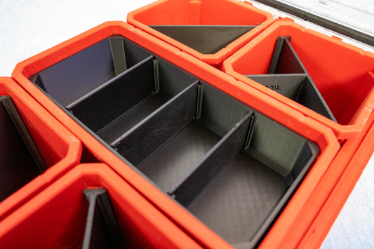 Regular Packout Container Insert, Large With Dividers