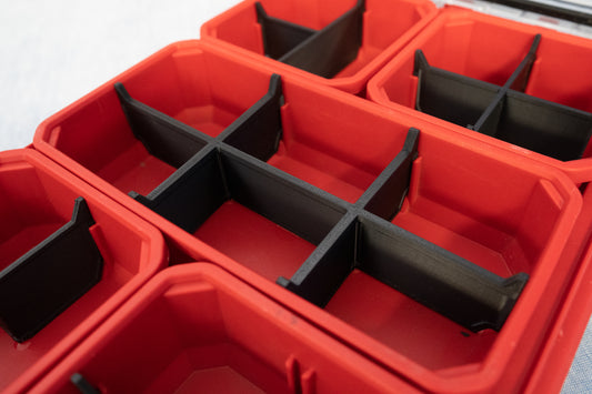 Slim Packout Divider 6-Way, Centre Bin